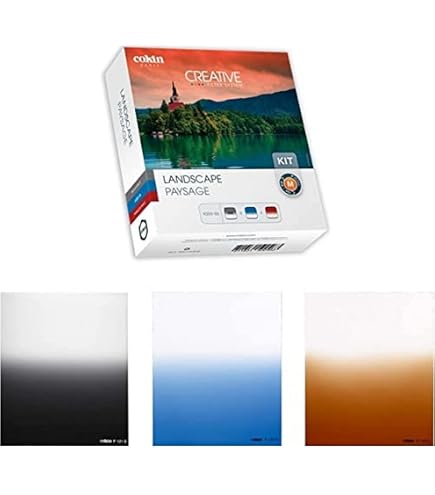 Cokin Creative Kit Plus – Quadratische Verlaufsfilter ND 1/2/3 Stop Inkl. Halter XL Für Professionelle Landschaftsfotografie