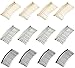 12pcs 7.8cm 20 Teeth Fancy DIY Metal Wire Hair Clip Combs Bridal Wedding Veil Combs Silver Golden Black