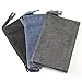 3 Pack Multi-Purpose Zipper Handbag Pouch Organizer Bag For Travel, Toiletries,Cosmetics, Make Up,Cables,Gadgets