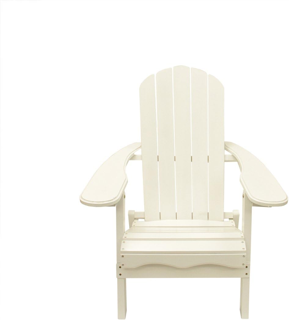 Amazon Com Overstock 40 White Wooden Folding Outdoor Patio