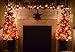 Christmas Decorations Lighted Fall Garland, 20 LED Lights Fall Maple Leaves Garland Halloween String Lights, Perfect Holiday Decoration Mantle Tabletop Fireplace