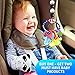 Hellika Teething Mitten for Infants - Teething Mitt for Babies - Teether Mitten BPA Free - Teething Toys for Boys | Girls - Teething Glove with Silicone Clip