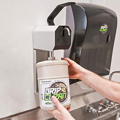 Grip Clean Heavy Duty Stainless Steel Soap Dispenser, Wall Mounted