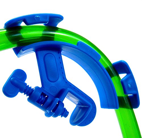 Adjustable Aquarium Hose Holder Fish Tank Filter Water Pipe Mount Pack Of 5 - Blue