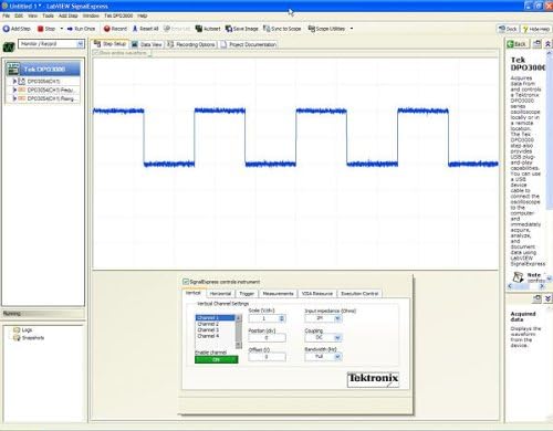 TEKTRONIX SIGEXPTE NATIONAL INSTRUMENTS LABVIEW SIGNALEXPRESS