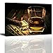 Cigar & Wine Canvas Wall Art for Bar, Artisweet Pictures Canvas Prints Oil Paintings for Home Decoration Wall Decor Artwork, 20