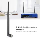 Mugast WiFi Antenna 6DBI 2.4/5G Dual Band Router SMA Wireless System view 4
