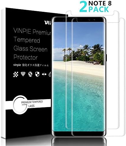 Halier yuiupiop For Galaxy Note 8 Screen Protector Privacy Anti-Spy , Anti-Scratch Privacy Anti-Peep Tempered Glass Screen Protector Shield For Samsung Galaxy Note 8
