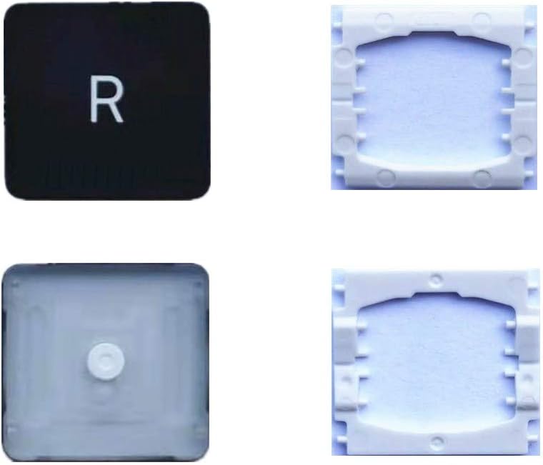Replacement Individual R Key Cap and Hinges are Applicable for MacBook Pro A1706 A1707 A1708 Keyboard to Replace The R Key Cap and Hinge
