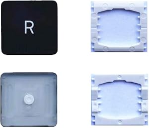 Replacement Individual R Key Cap and Hinges are Applicable for MacBook Pro A1706 A1707 A1708 Keyboard to Replace The R Key Cap and Hinge