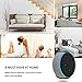Trenela Echo Dot (3rd Gen) Wall Mount Hanger Holder, No Need to Drill Holes A Space-Saving Accessories for All-New Echo Dot (3rd Gen) - Smart Speaker (Black)