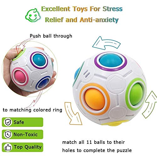 Fidget Toy Pack, 13 Pcs Sensory Fidget Toys Set for Teens Kids Adults