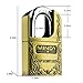 Mindy Padlock with Keys Zinc Alloy Lock, 4-Keys, 3x1x1.5 Inch