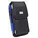 AISCELL XL Size Tactical Clip Holster Rugged Black Nylon Pouch Metal Belt Clip Case for iPhone 16e, 16 Pro, 16,15 Pro, 15, 14 Pro,14, with Bulky Hybrid Protective Cover on