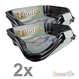 TrimBin Harvest More Trim Bin, Black 2 Pack