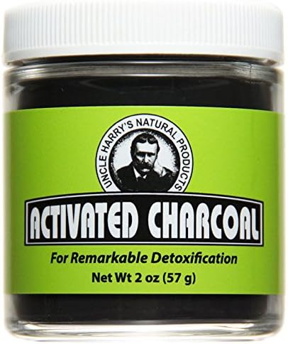2 Pack Activated Charcoal Powder (2 oz glass jar)