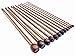 Tunisian Crochet Hooks Set Afghan Crochet Hook Tunisian Crochet Needles Bamboo 3 3.5 4 4.5 5 5.5 6 6.5 7 8 9 10