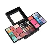 RUIMIO All-In-One Makeup Kit 40Pcs Cosmetic Gift Set with Many Shades of Eyeshadow, Blush, Face Powder plus Applicators and Mirror for Travel