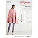 Simplicity Pattern Hacking Women's Hi-Low Cape, Short Cape, and Banded Cape Sewing Patterns, Sizes XS-XL