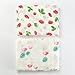 Bamboo Muslin Swaddle Blanket | Super-Soft Breathable Lightweight Receiving Blanket (for Girls) | Gift for New Parents or Baby Shower | 70% Bamboo 30% Cotton (Flamingo & Strawberry)