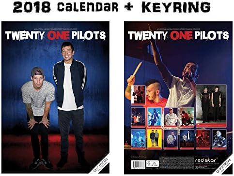 TWENTY ONE PILOTS CALENDAR 2018 + TWENTY ONE PILOTS KEYRING