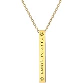 Dreamtimes Hebrew Necklaces For Women Star of David Necklaces Hexagram Pendant Necklace Jewish Israel Bible Necklaces Verse Bracelet Scripture Jewelry Christian And Jewish Jewelry