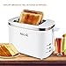 Aicok 2 Slice Cool Touch Toaster with Wide Slot and Manual High-Lift Lever, Rapid Toast
