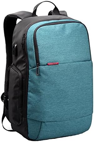 Laptop Backpack, Kingsons Lightweight Business Backpack Travel Rucksack Daypack Computer PC Bag with USB Charging and Earphone Hole, Fits up to 15.6 inch Laptop(15.6 inch, green)