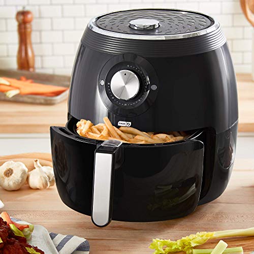 Dash DFAF455GBBK01 Deluxe Electric Air Fryer + Oven Cooker with