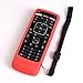 SIKAI Remote Case for Vizio XRT112 / XRV4TV Smart TV Remote Skin-Friendly Silicone Cover for Vizio XRT112 / XRV4TV Remote Control Shockproof Anti-Lost with Remote Loop (Red)