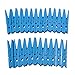 Derker Wood Craft Clothespins,Bright Colored Clothes Pegs Pins Photo Paper Clips - 24 Piece (2.9