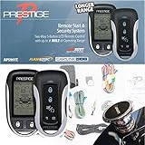 Prestige APS997Z Two-Way LCD Command Confirming Remote Start/Keyless Entry and Security System with up to 1 Mile Operating Range + Magnet