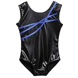 Arshiner Girl's Camisole Gymnastics Solid Sparkle Leotard