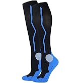 Joyful Fashion - Men's and Women's Premium Compression Socks | Comfortable, Breathable & Energizing Athletic Wear (1 Pair)