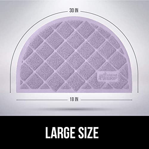 Gorilla Grip Thick Cat Litter Trapping Mat, 30x18, Less Waste, Traps
