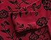 MUXXN Women's Vintage CrewNeck Rose Pattern Knitted Sweater Dress