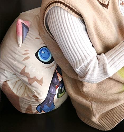 鬼滅の刃 嘴平 伊之助 きめつのやいば はしびら いのすけ お昼寝枕 抱き枕 ぬいぐるみ枕