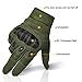 FREETOO Tactical Gloves Military Rubber Hard Knuckle Outdoor Gloves for Men Full Finger Gloves Army Green (XXL)