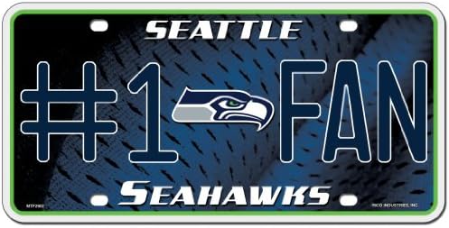 Seattle Seahawks License Plate - #1 Fan