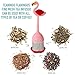 CAZD Loose Leaf Tea Infuser Gift Set. Fun Pineapple & Flamingo Silicone & Fine Mesh Tea Basket. Cute Tea Steepers with Bonus Tea Scoop. Great for Iced Tea.