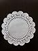 White Round Paper Lace Doilies 4 inch - Perfect for embellishing packages and decorating (pack of 100)