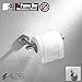JQK Toilet Paper Holder, 5 Inch 304 Stainless Steel Tissue Paper Dispenser, Brushed Nickel Wall Mount 2 Pack, TPH100-BN-P2