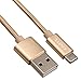 Onite 3pcs 10ft Braided USB Type C Data Sync Charger Cable for Samsung Galaxy S9, S8, Plus, LG V20, V30, G5, G6, Moto Z, Google Nexus 5X, 6P, Pixel XL, Lumia 950, 950XL, Oneplus 2 3 3T 5 (Gold-3x3m)