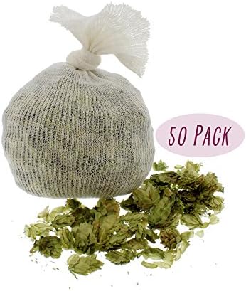 Muslin Cloth Steeping Bag – Reusable Mesh Strainer Bag – BIAB Grain Bag, Hops Bag, Brew Bag, Homebrew – Pack of 50