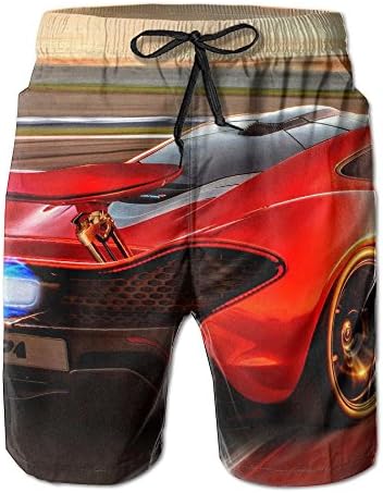 Racing Down The Track Summer Board Shorts Shorts