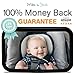 Ideapro Baby Car Backseat Mirror, Rear View Facing Back Seat Mirror Child Safety Rearview Adjustable Forward Baby Mirror for Infant
