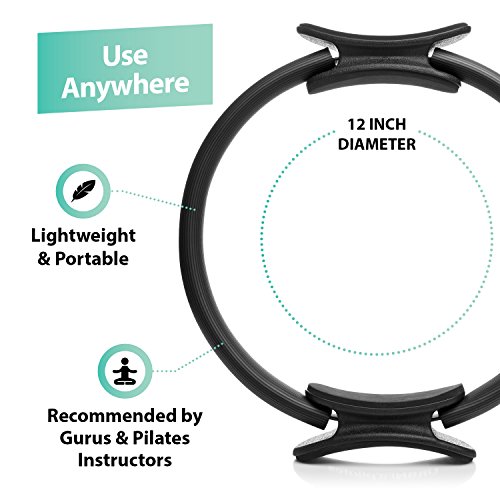 image for URBNFit Pilates Ring Fitness Circle - Weight Loss Body Toning Magic Ci