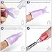 Teenitor Nail Polish Gel Remover Tools with Pack of 20 Acrylic Nail Art Soak Off Clips& 2pcs Cuticle Pusher Stainless Steel