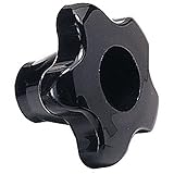 5-Star Jig Knob, through hole, 1/4
