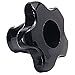 5-Star Jig Knob, through hole, 1/4